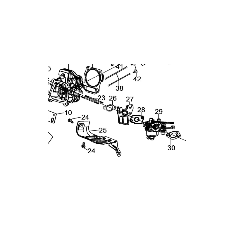 Pare Chaleur Caburateur N-27